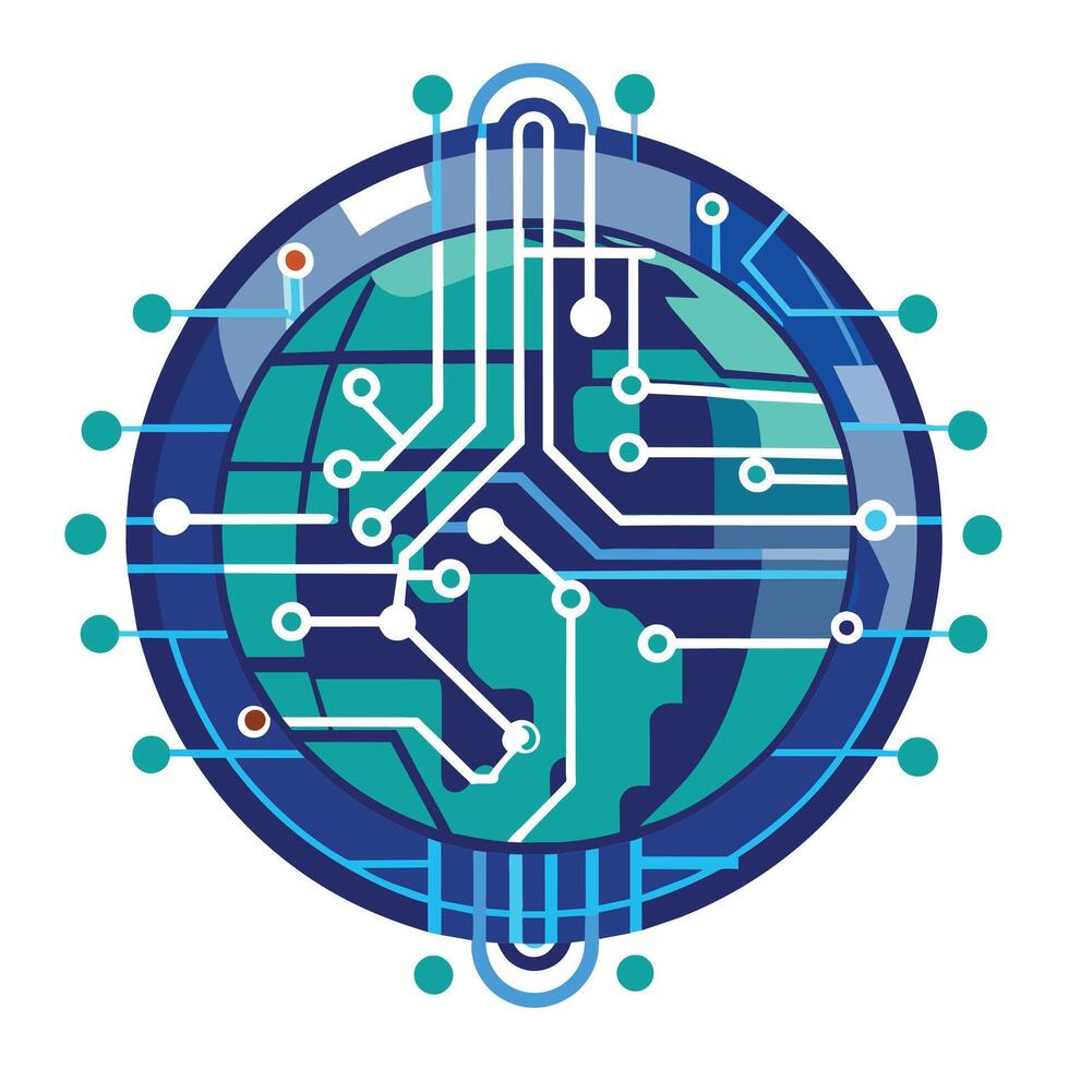 Logo Design for Technological Company vector