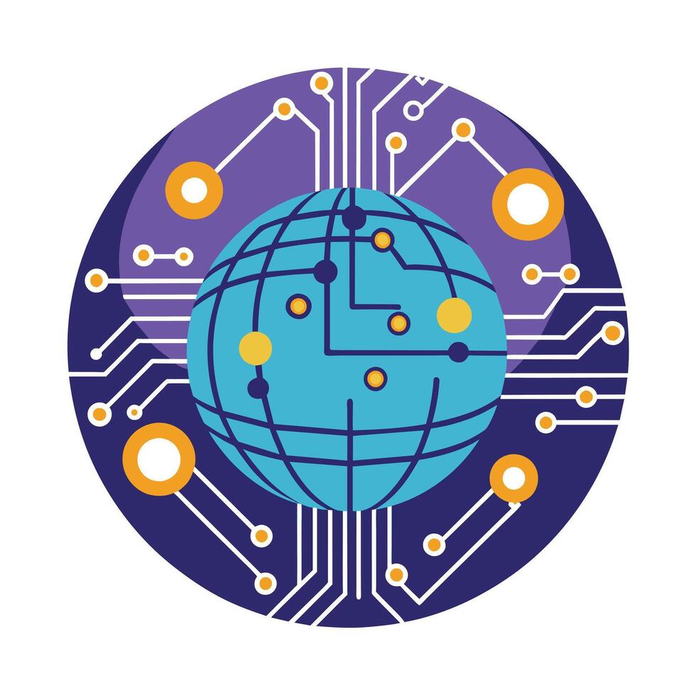 Logo Design for Technological Company vector