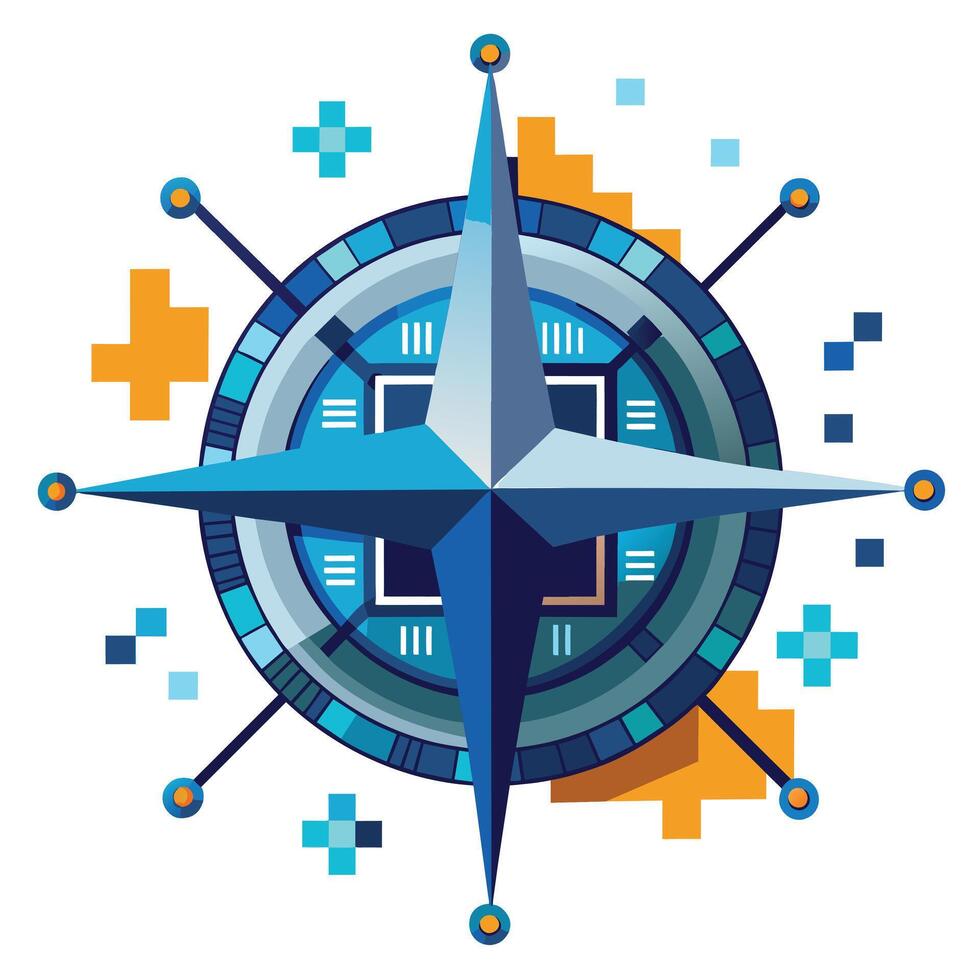 Logo Design for Technological Company vector