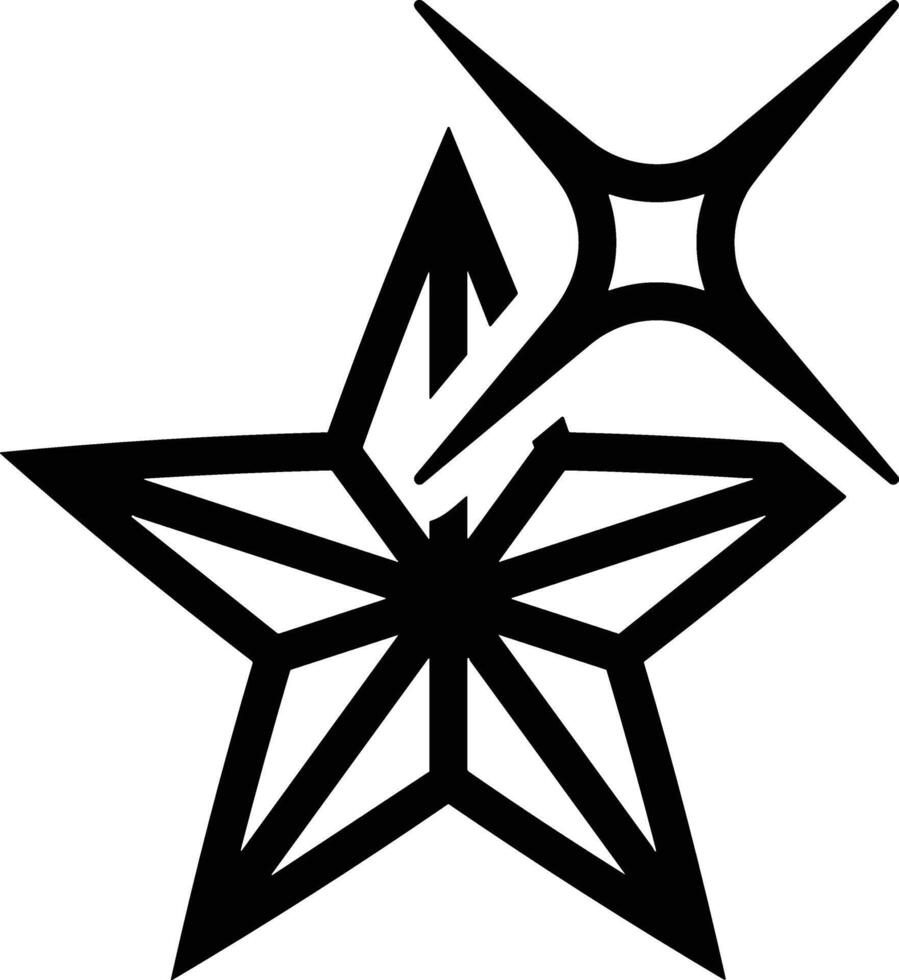 Star icon symbol Illustration vector