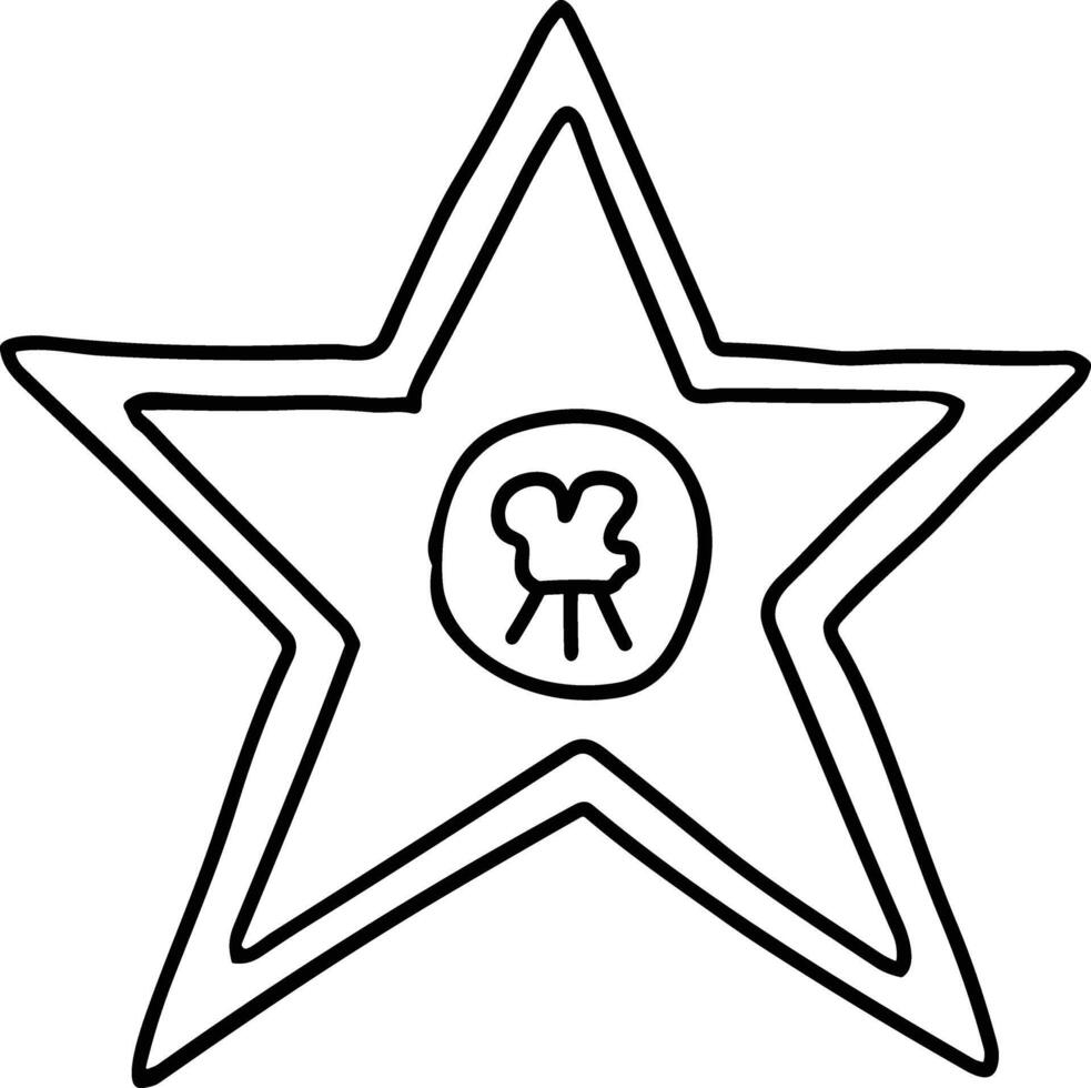 Star icon symbol Illustration vector