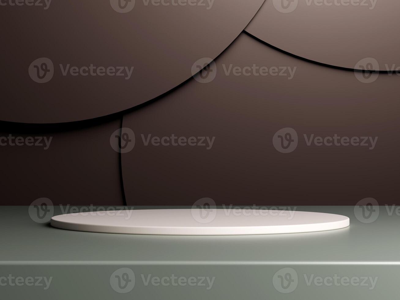 3d display product brown minimal scene with geometric podium platform. cylinder background 3d rendering with podium. stand for cosmetic products. Stage showcase on pedestal 3d studio photo