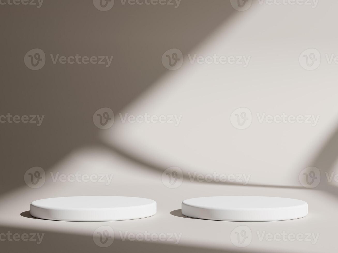 3d display product minimal scene with geometric podium platform. cylinder background 3d rendering with podium. stand for cosmetic products. Stage showcase on pedestal 3d studio photo