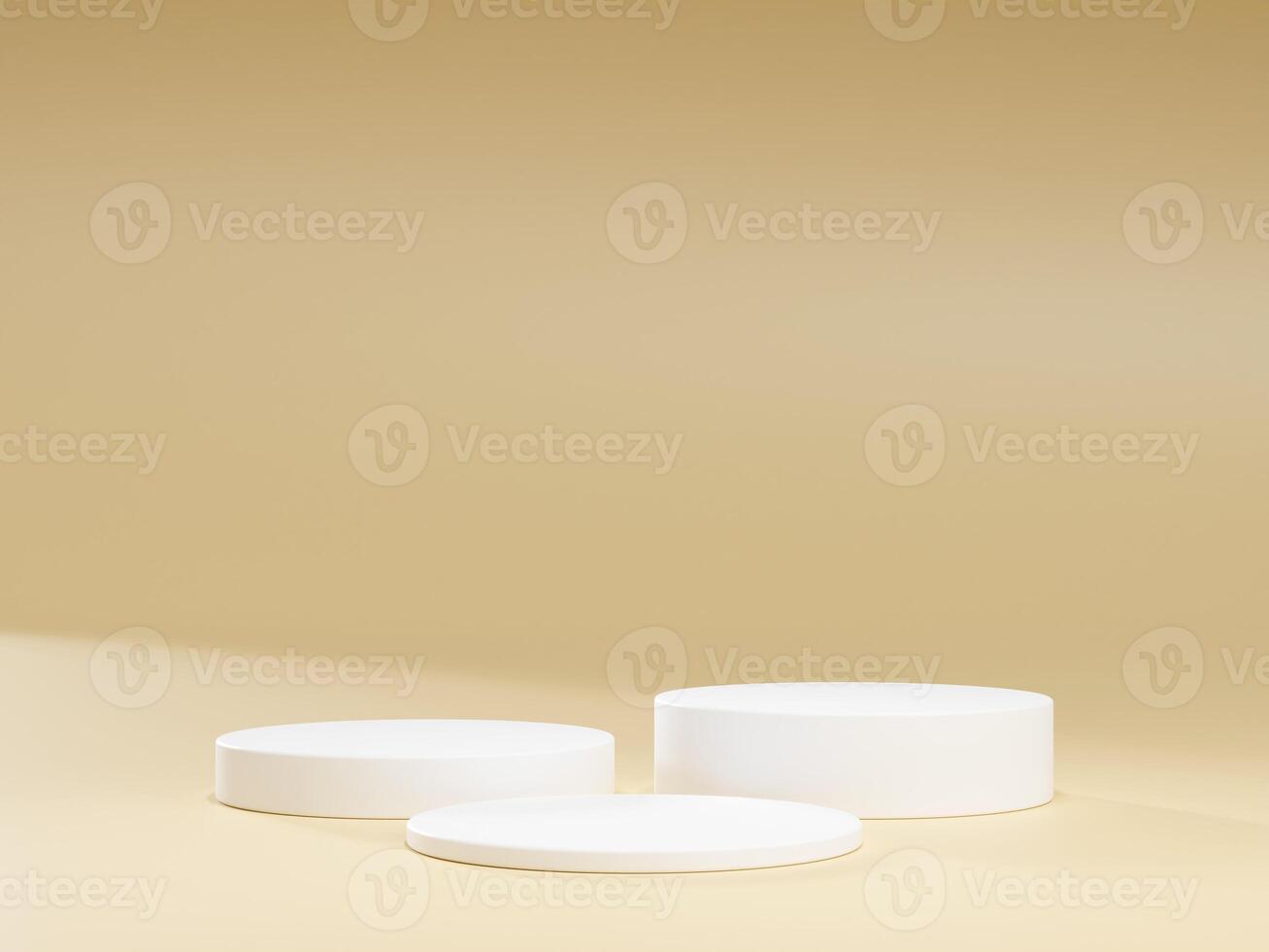 3d display product minimal scene with geometric podium platform. cylinder background 3d rendering with podium. stand for cosmetic products. Stage showcase on pedestal 3d studio photo