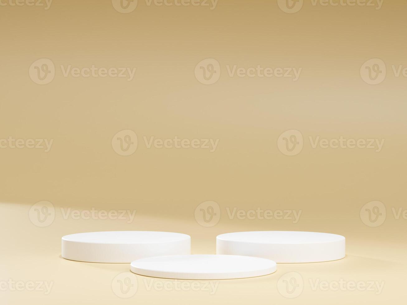 3d display product minimal scene with geometric podium platform. cylinder background 3d rendering with podium. stand for cosmetic products. Stage showcase on pedestal 3d studio photo