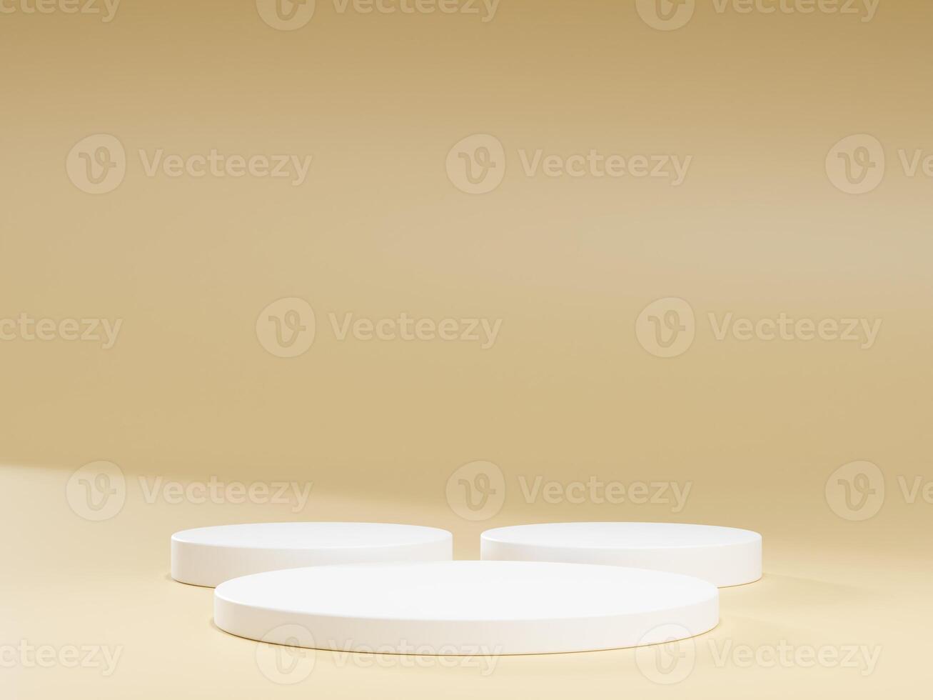 3d display product minimal scene with geometric podium platform. cylinder background 3d rendering with podium. stand for cosmetic products. Stage showcase on pedestal 3d studio photo