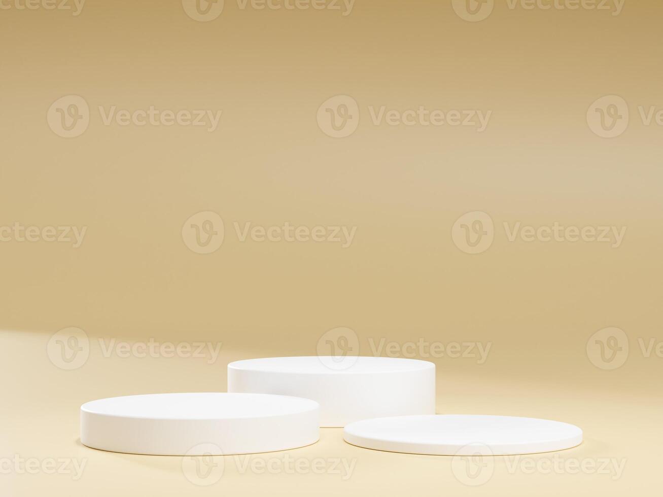 3d display product minimal scene with geometric podium platform. cylinder background 3d rendering with podium. stand for cosmetic products. Stage showcase on pedestal 3d studio photo
