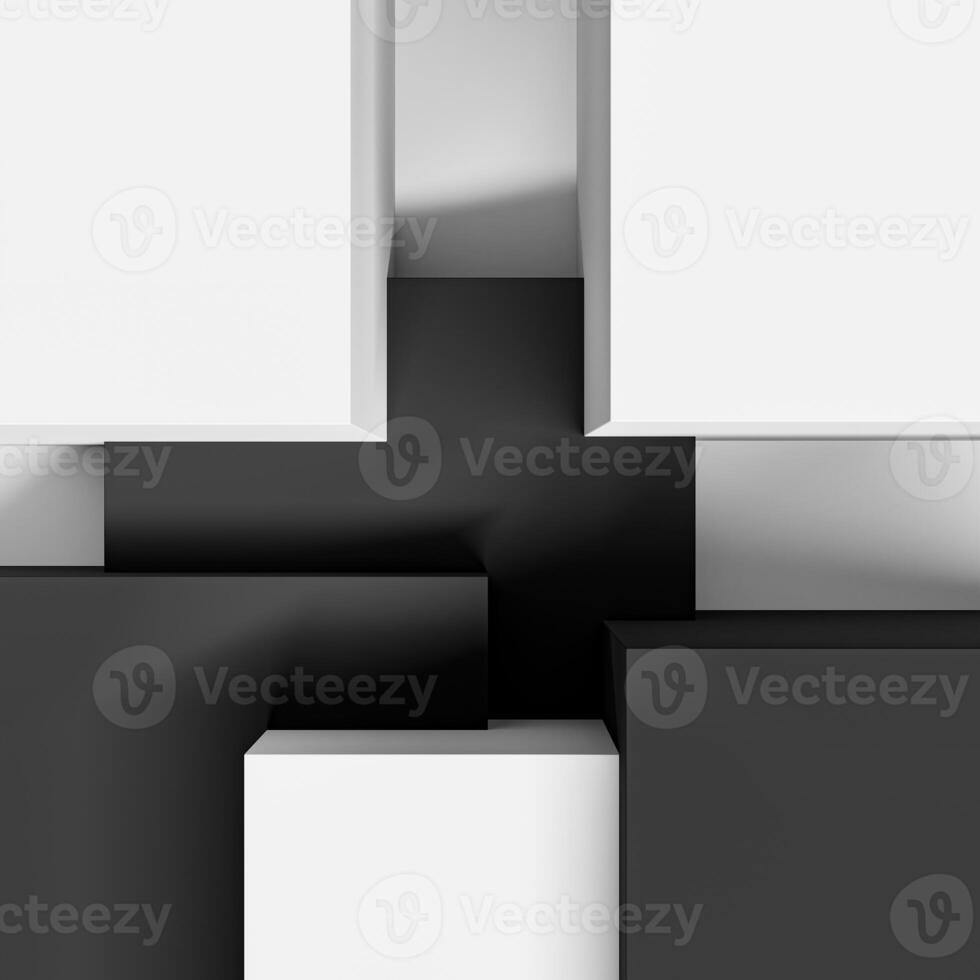 Abstract minimal background with black and white photo