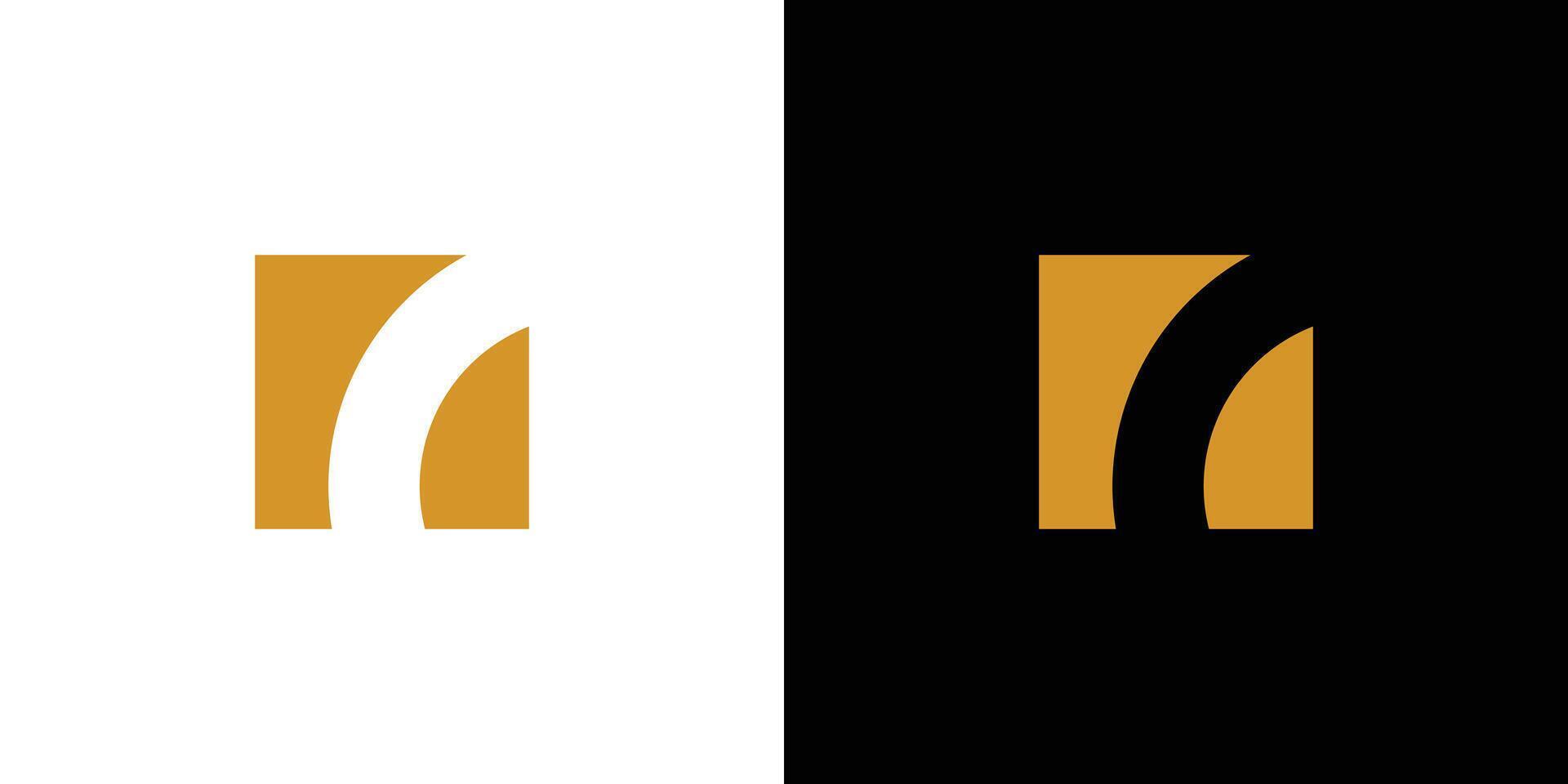 Modern and simple number 7 logo design vector