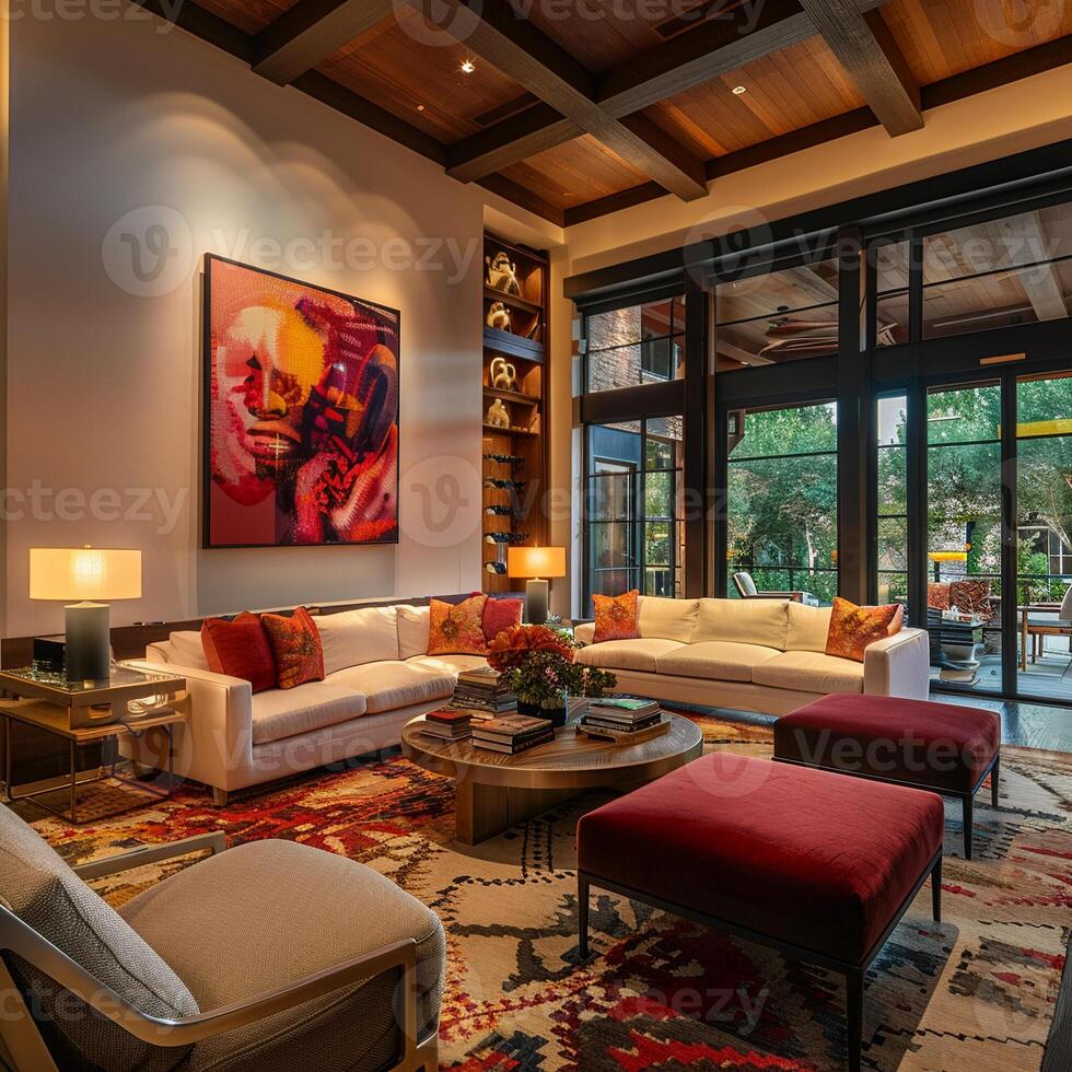 An exclusive retreat that harmonizes eclectic design with consistent comfort photo