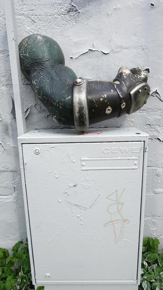Stockholm, Sweden, May 23 2021. Graffiti exhibition on the outskirts of the city. photo