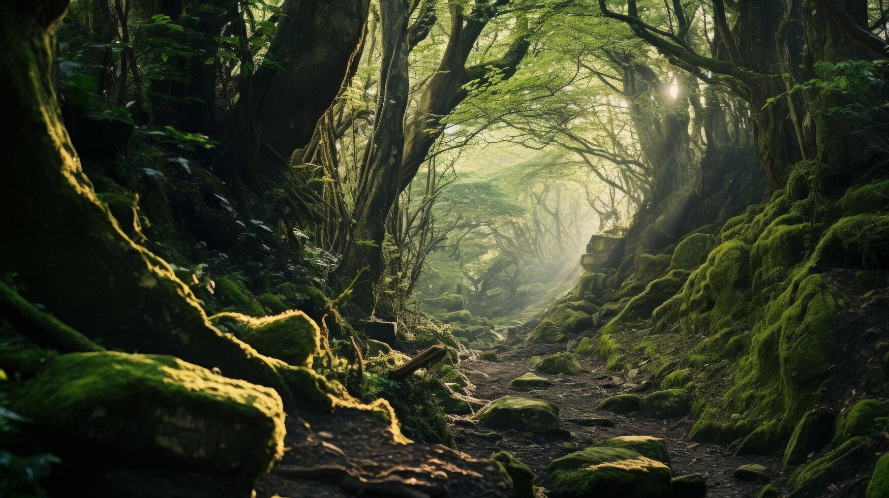 Captivating forest ambiance. photo