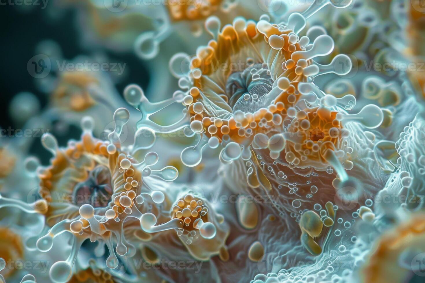 Abstract Macro Photography of Organic Structure photo