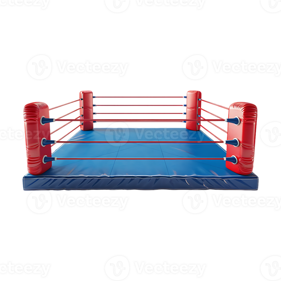 Boxing Ring on Transparent Background png