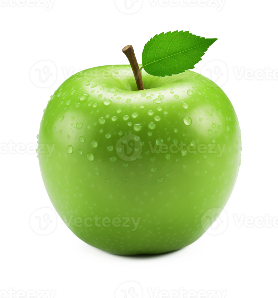 Green Apple Isolated on Transparent Background png