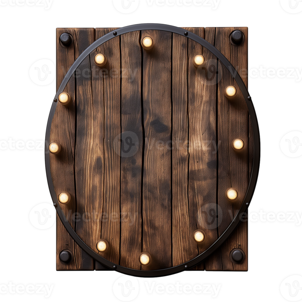 3d houten bord transparant achtergrond png