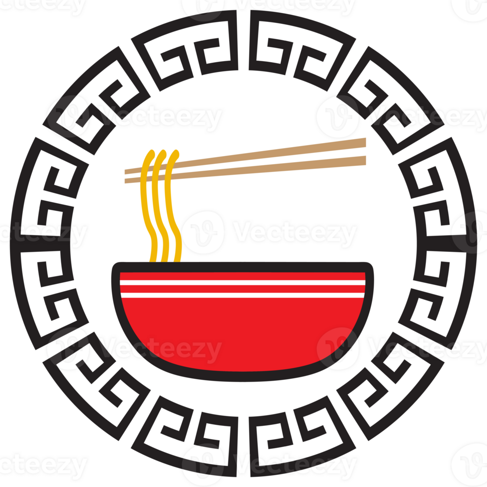 The Noodles logo or icon for food concept. png