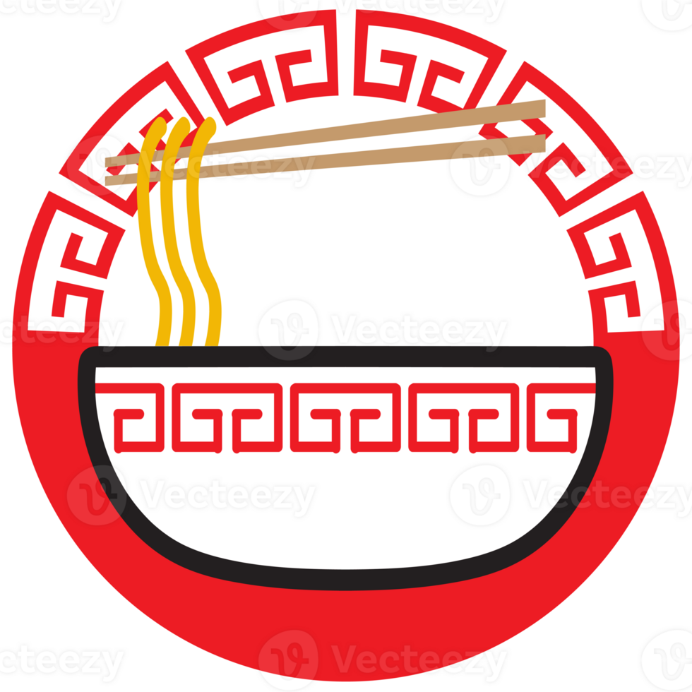 The Noodles logo or icon for food concept. png