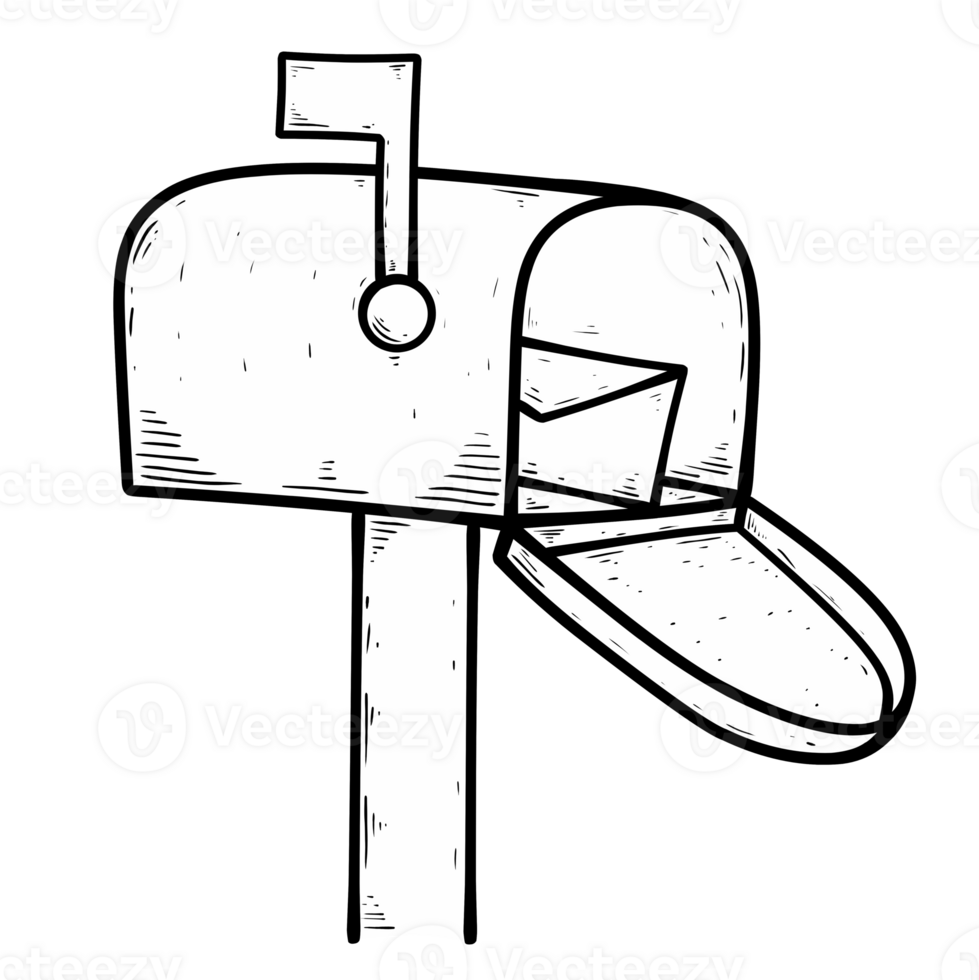 mailbox with a letter png