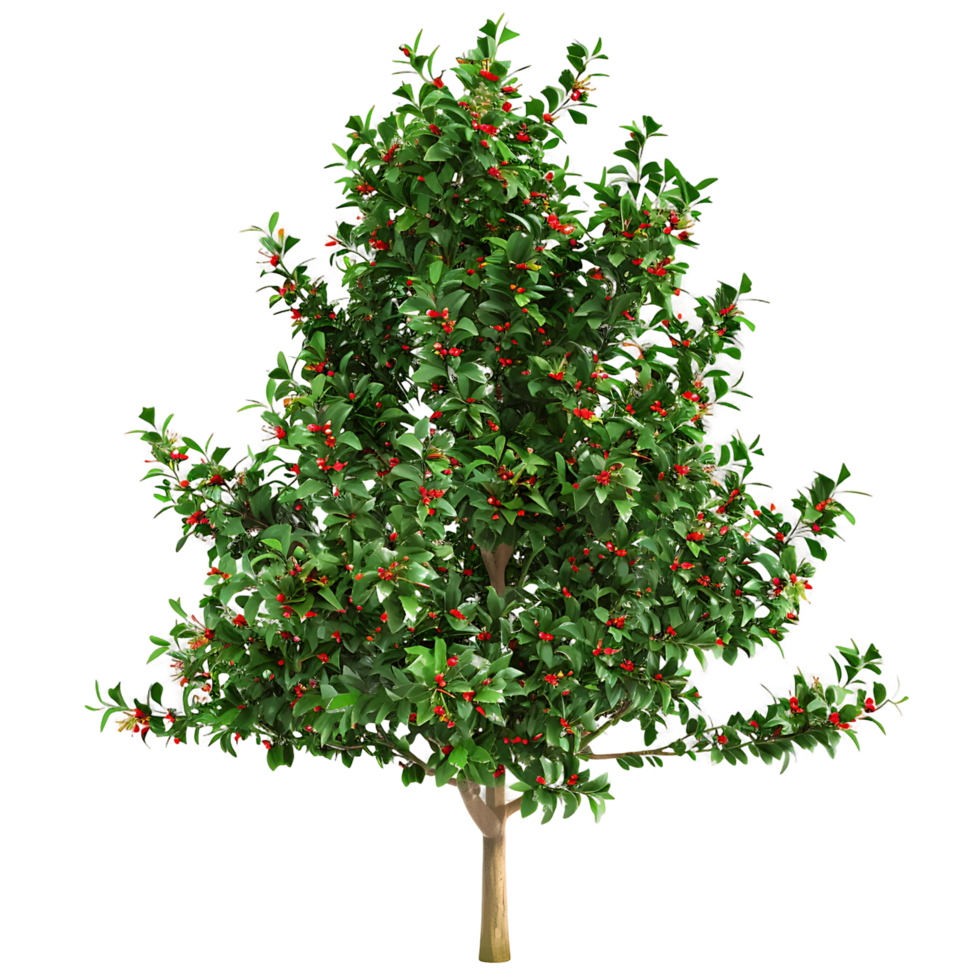 Ilex x Aquipernyi Isolated on Transparent png