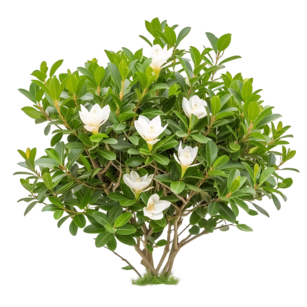 Michelia Alba Isolated on Transparent Background png