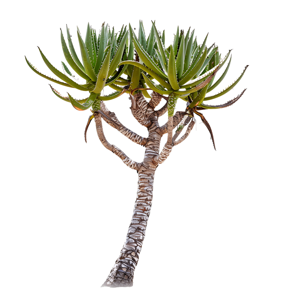 Aloe Pillansii Tree Isolated on Transparent png