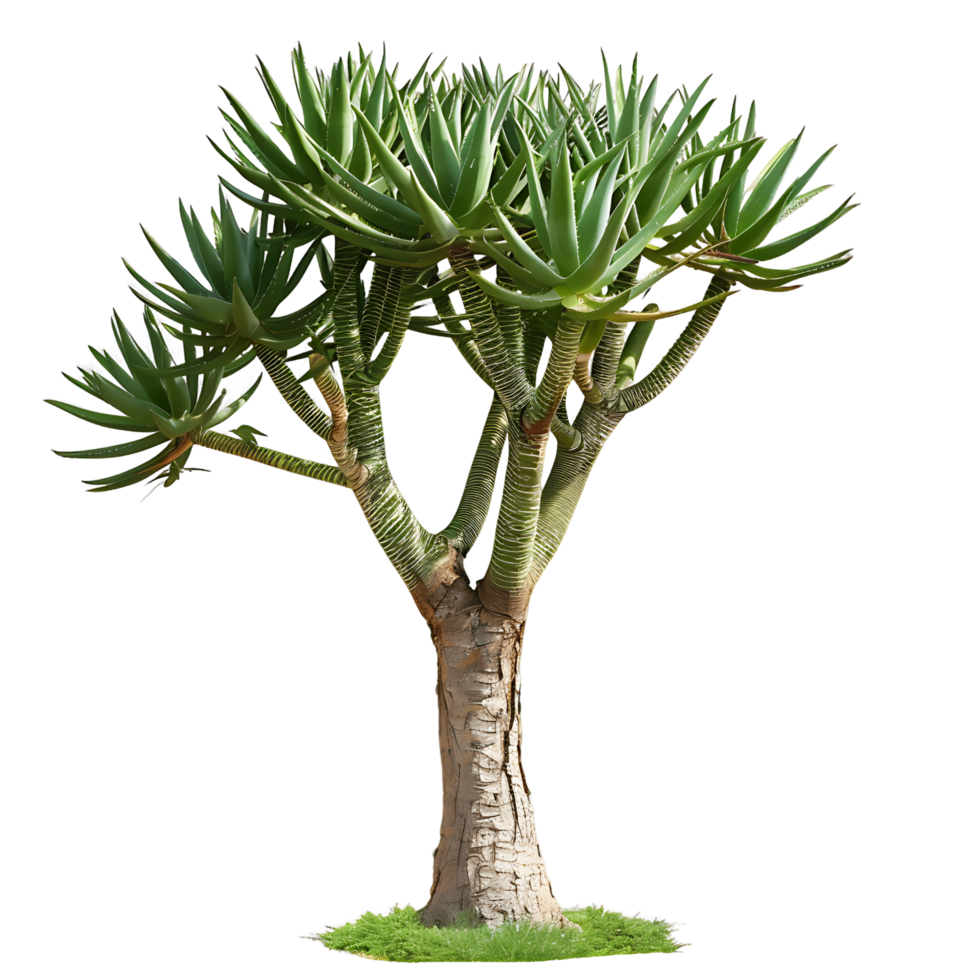 Aloe Pillansii Tree with Transparent Background png
