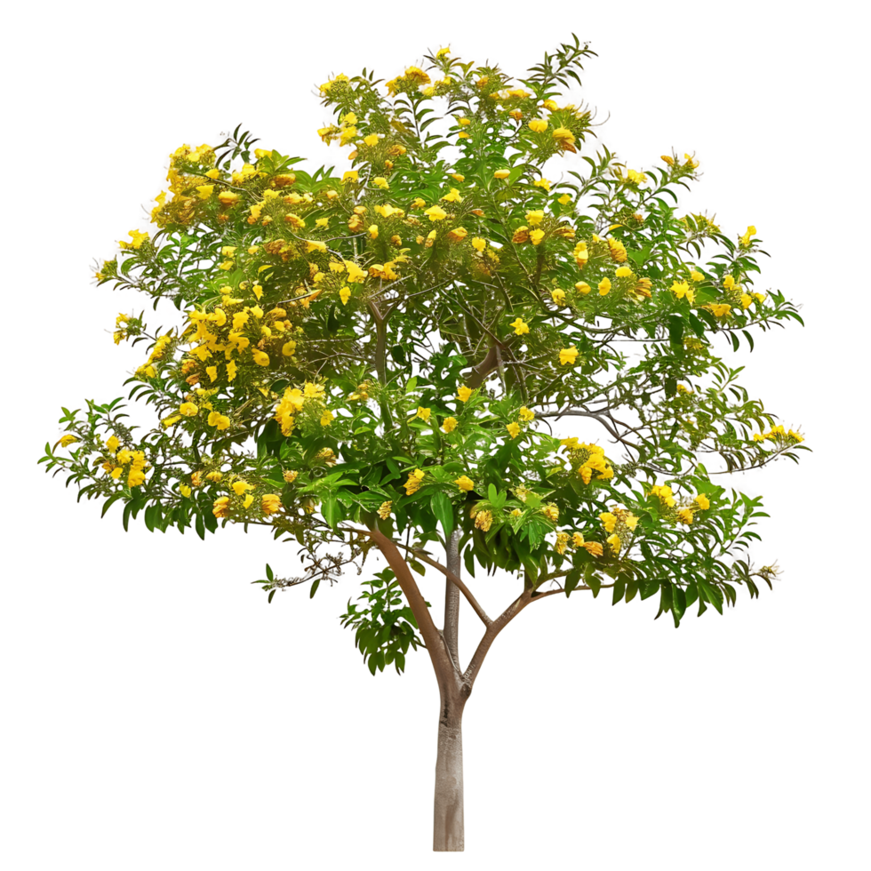 Larrea Cuneifolia Isolated on Clear Background png