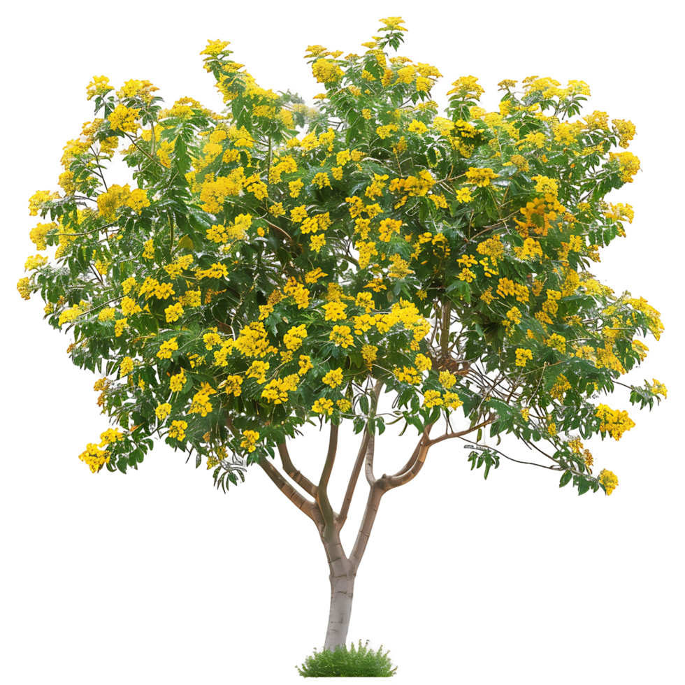 Larrea Cuneifolia Tree Isolated on Transparent png