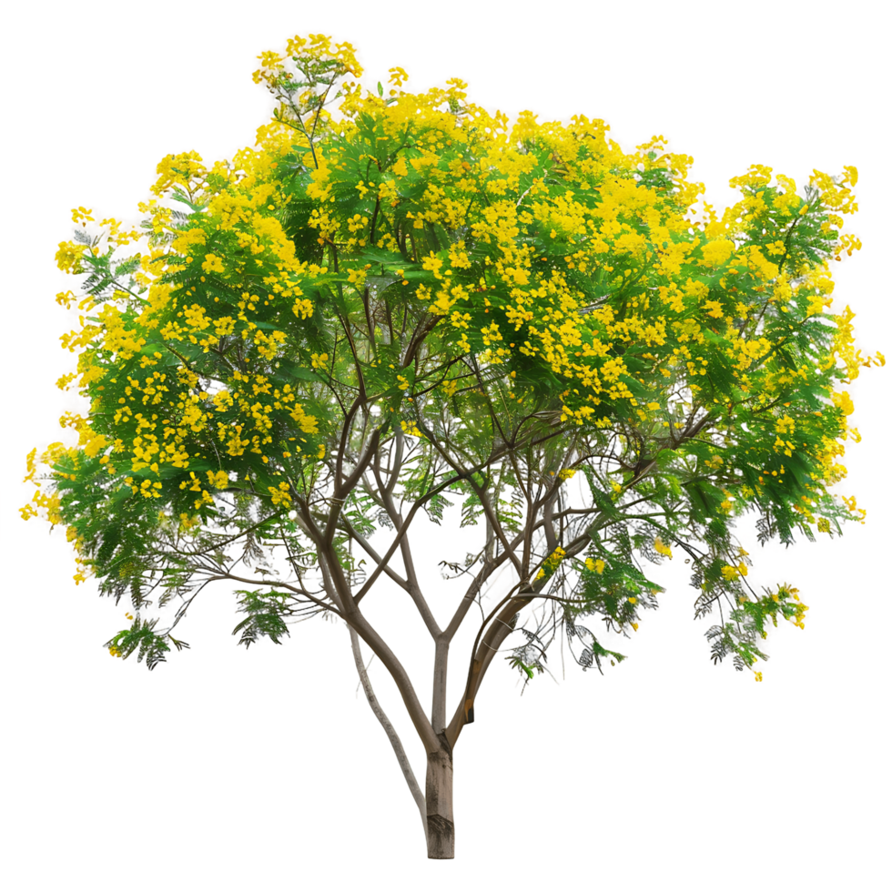 Larrea Cuneifolia Tree on Clear Background png