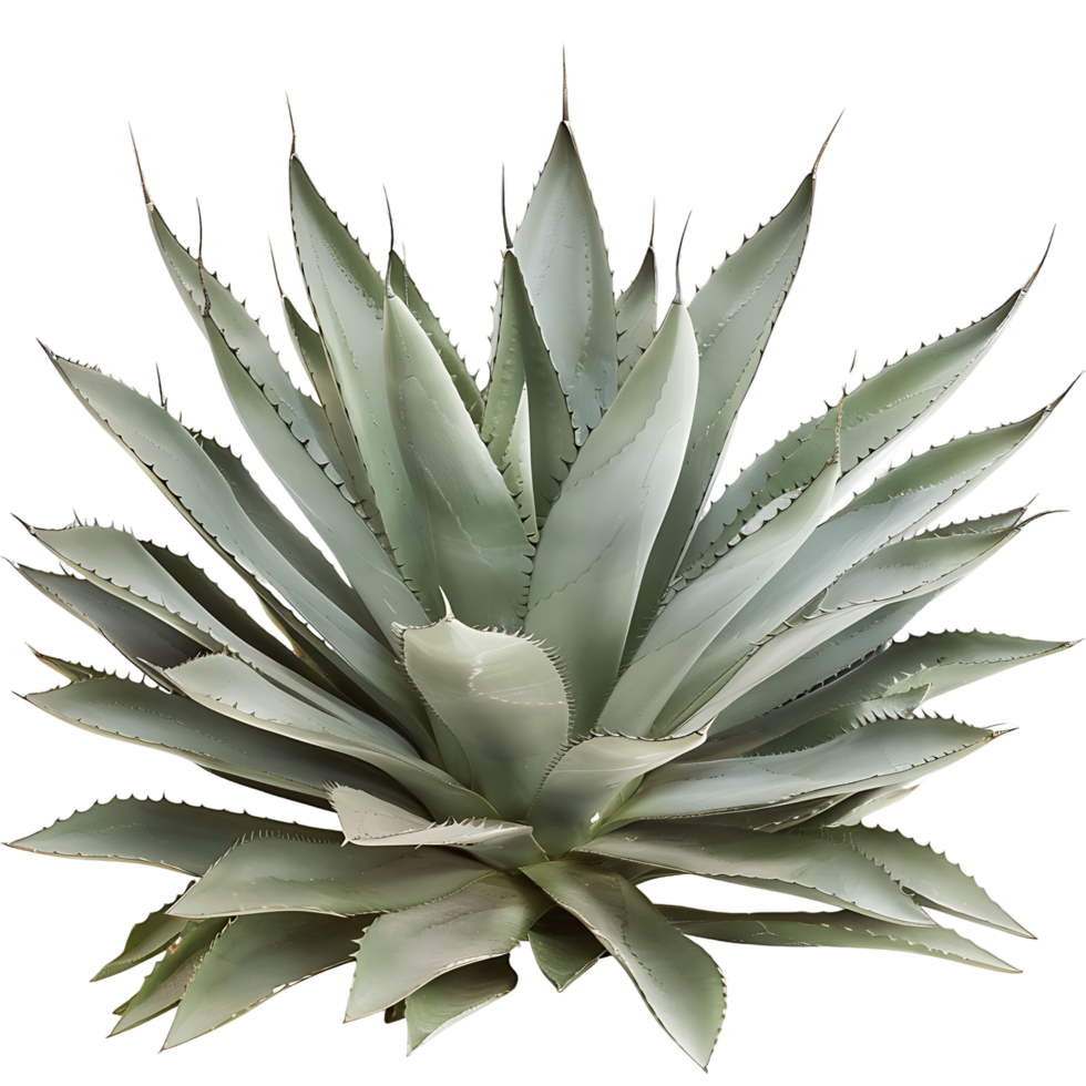 Agave Tequilana Bush Isolated on Transparent png