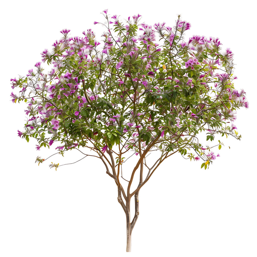 Chilopsis Linearis Isolated on Transparent png