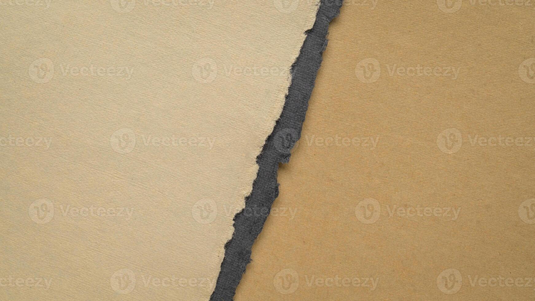 divided paper background in earth tones photo