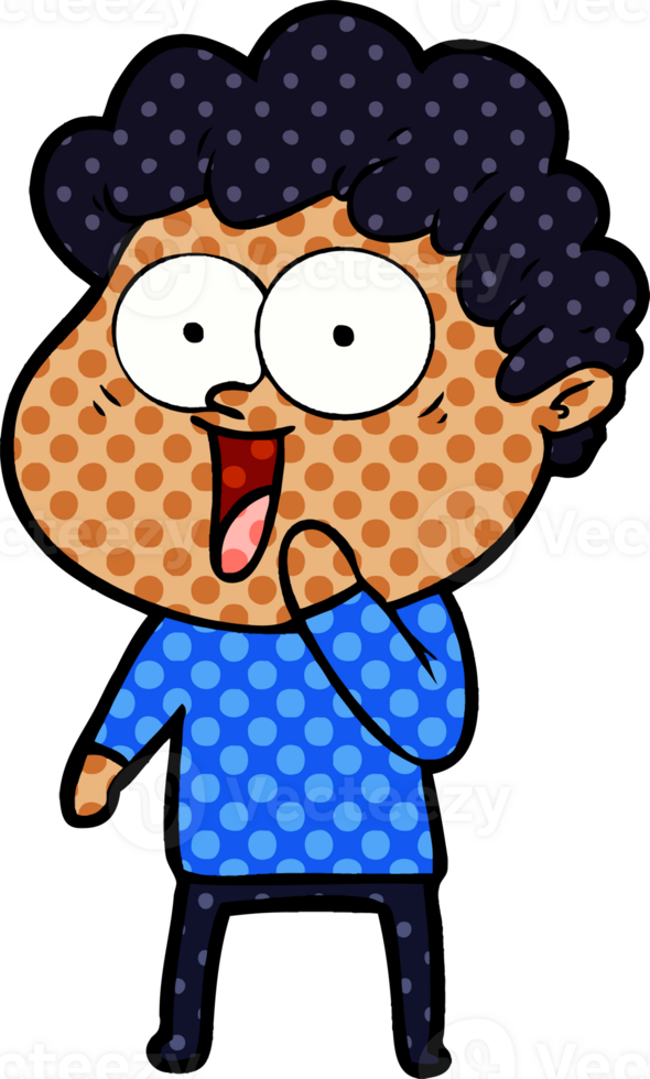 cartoon happy man png