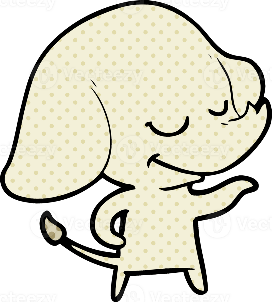 cartoon smiling elephant png