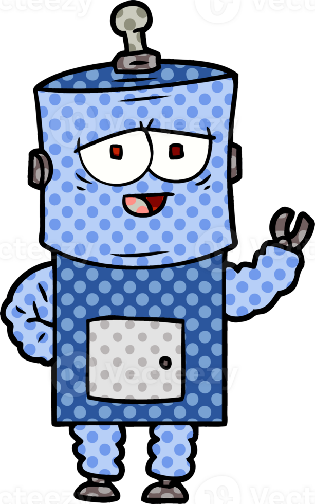 cartoon robot drawing png