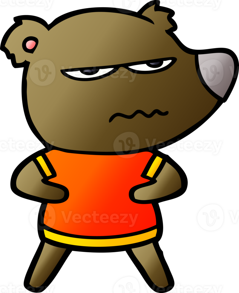 annoyed bear cartoon png