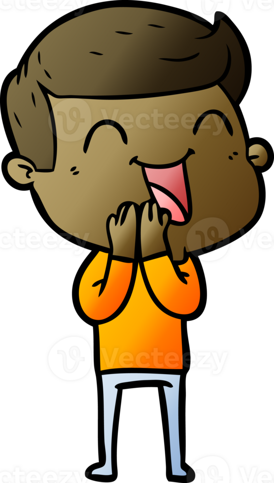 cartoon man laughing png