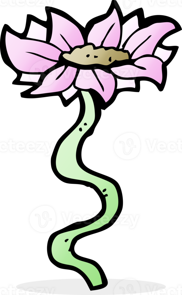 cartoon flower drawing png