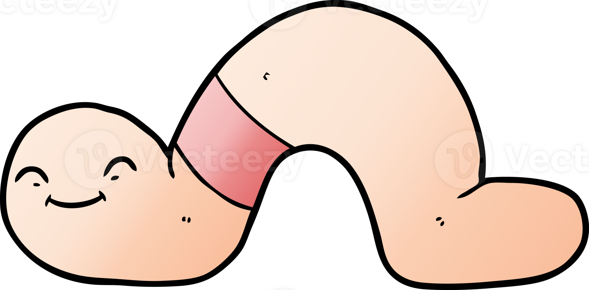 cartoon worm drawing png