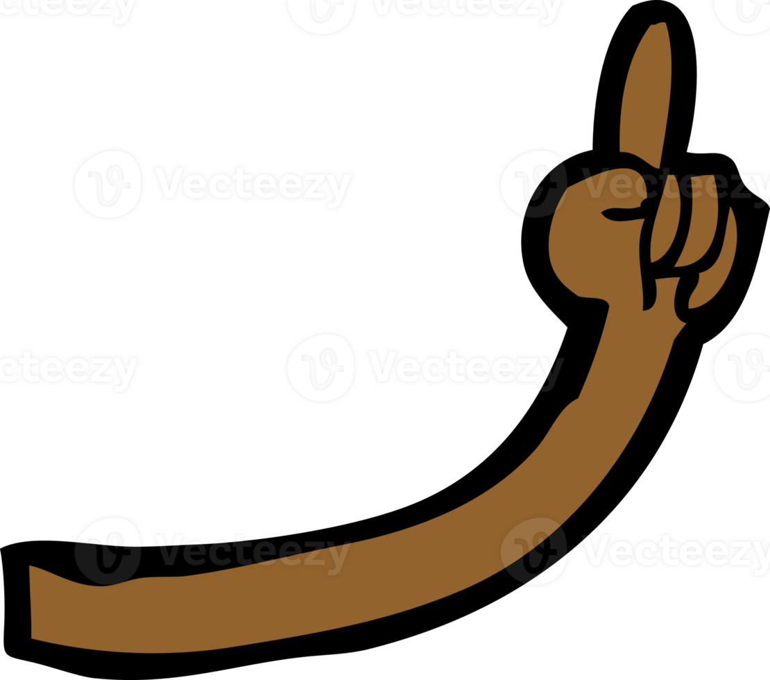 cartoon arm drawing png