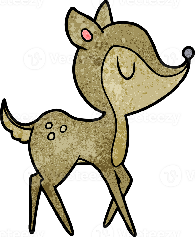 cartoon cute deer png
