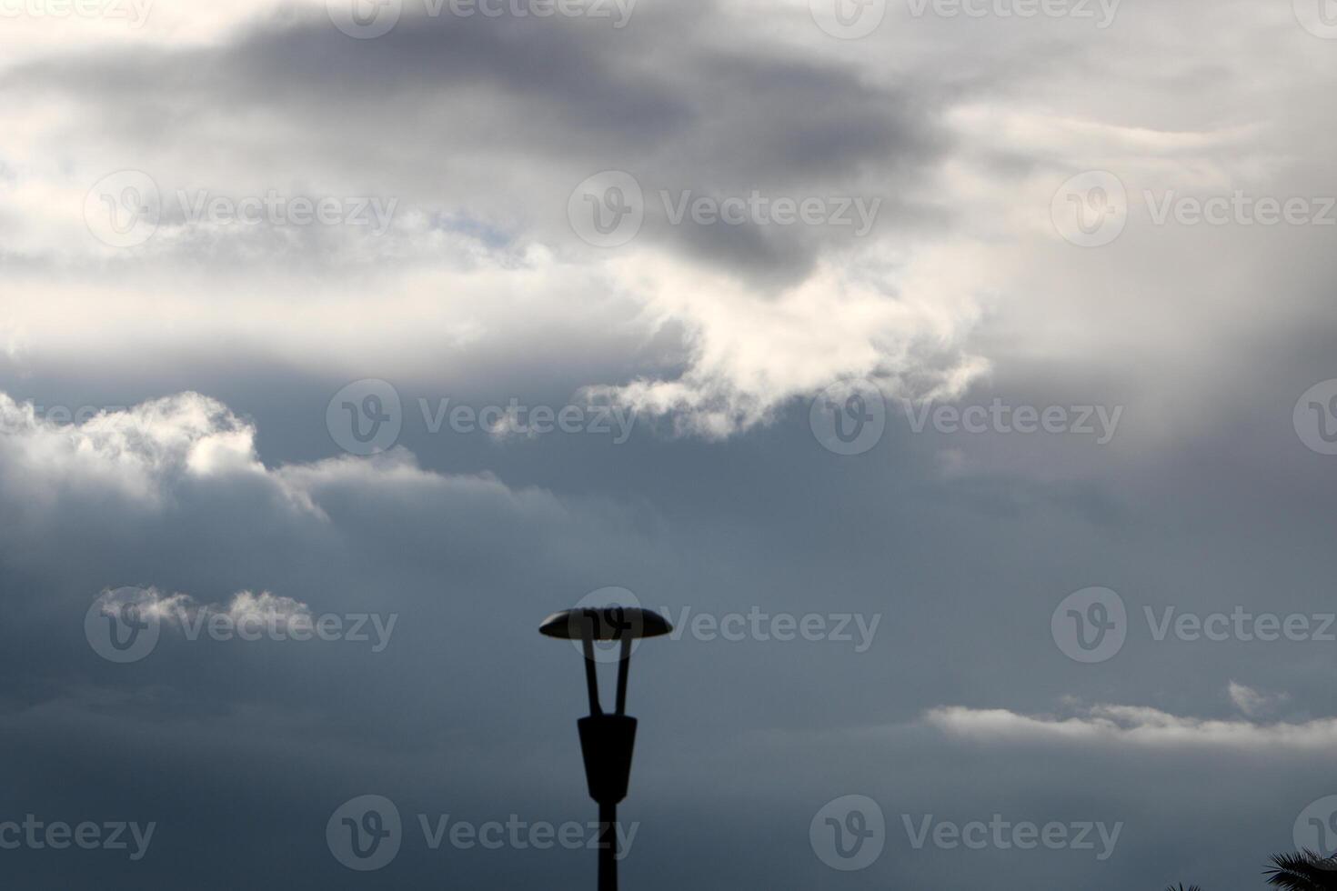 Rain clouds cover the sky in northern Israel. photo