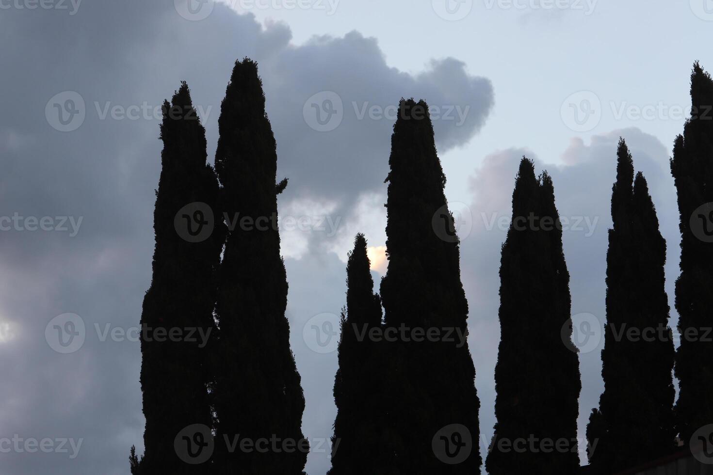 Rain clouds cover the sky in northern Israel. photo