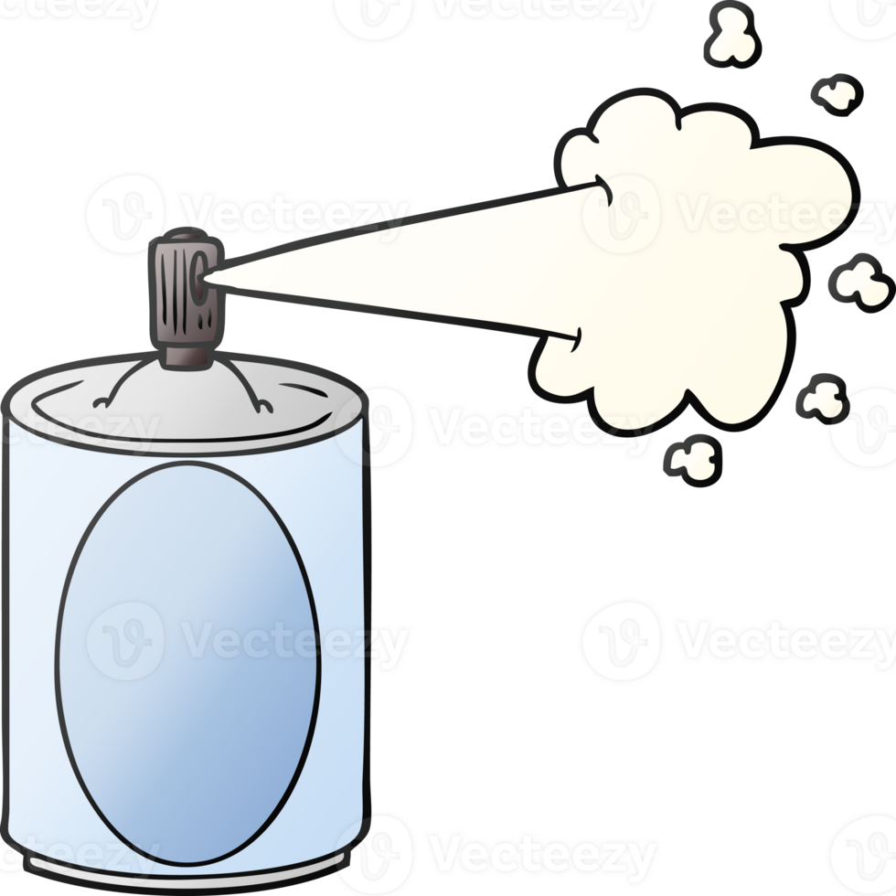 cartoon aerosol spray can png