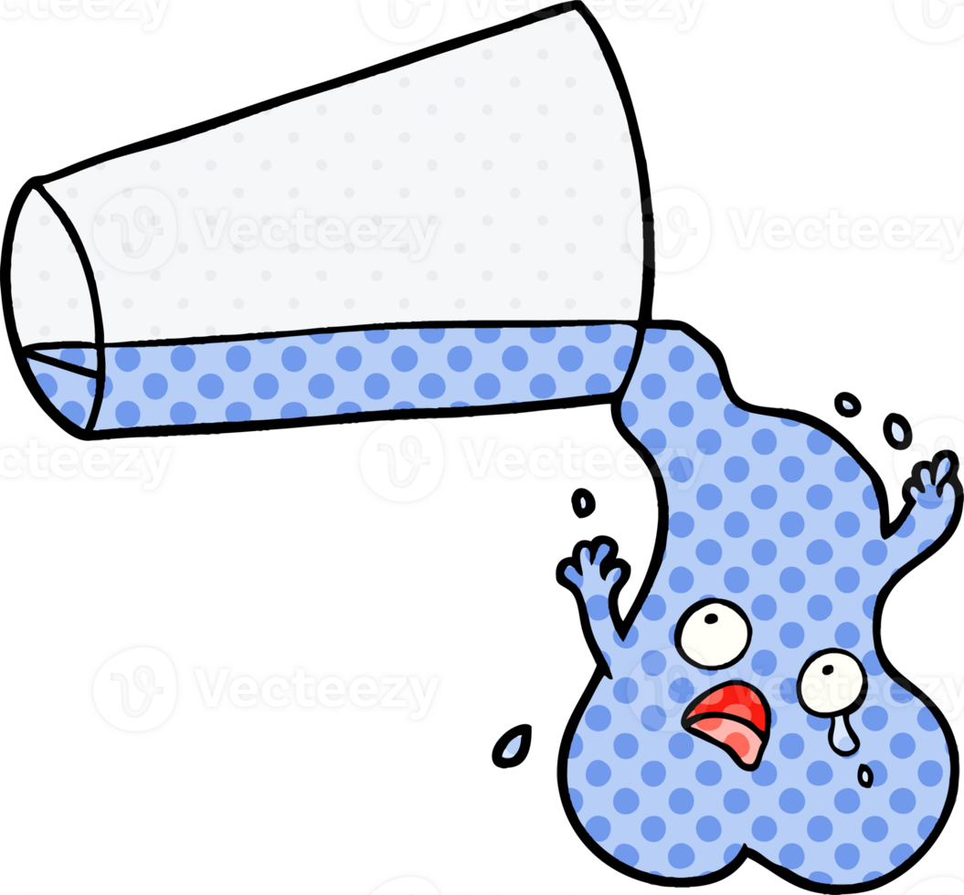 pouring water cartoon png