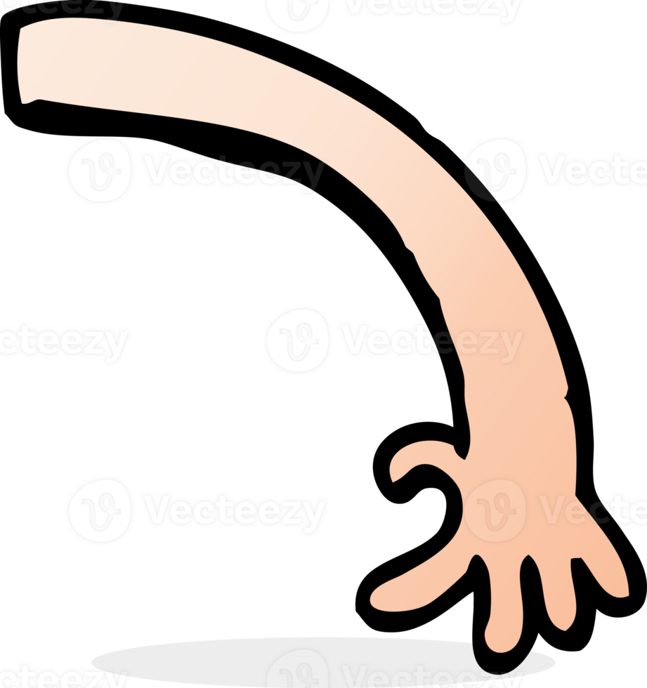 cartoon arm drawing png