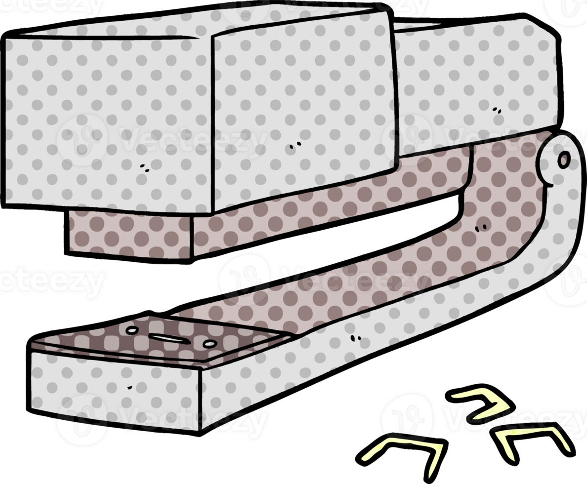 cartoon office stapler drawing png