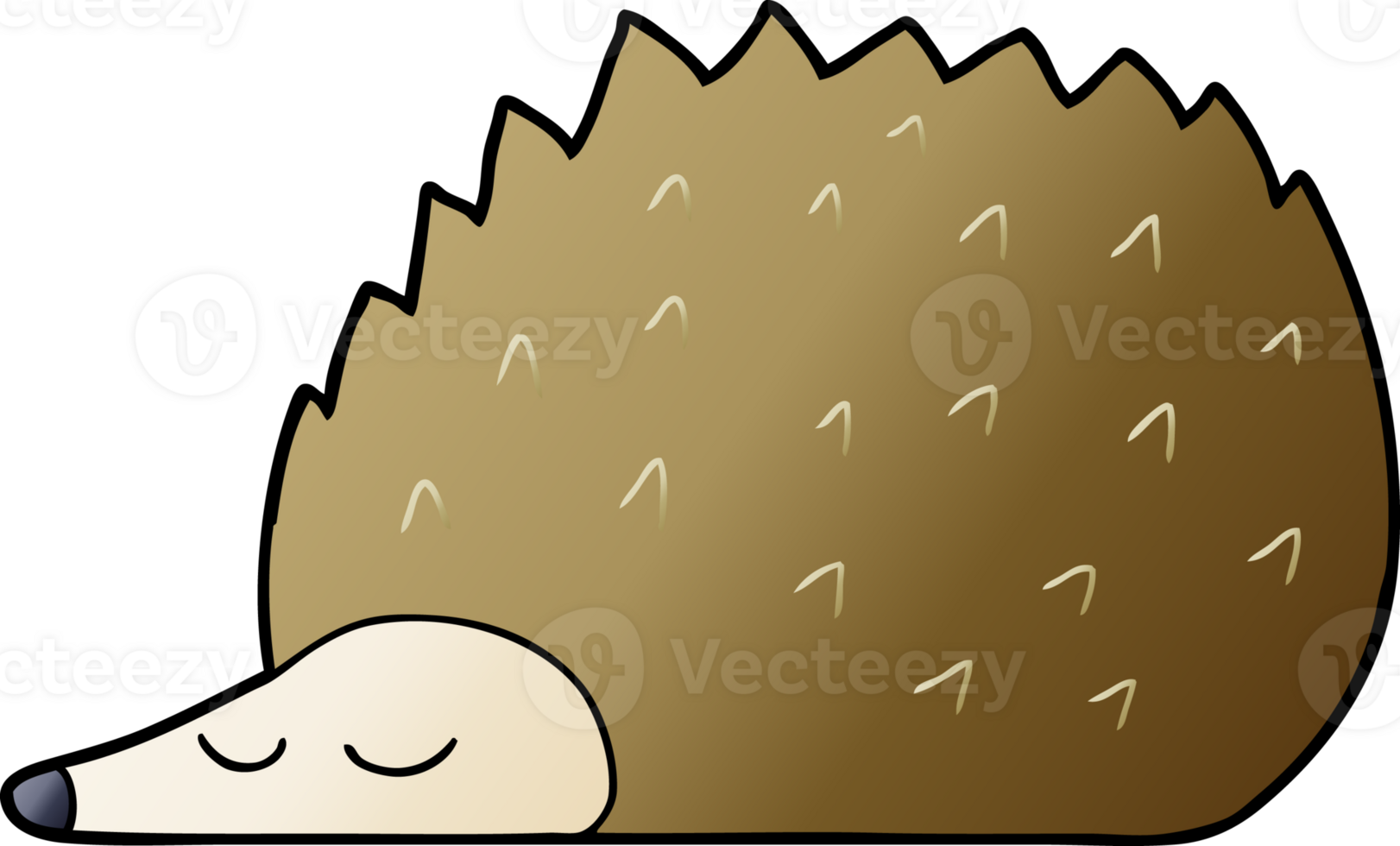 cartoon hedgehog drawing png