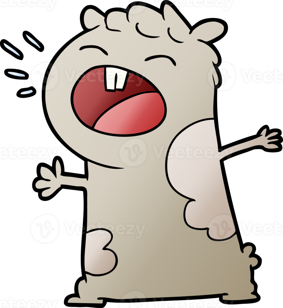cartoon gerbil drawing png